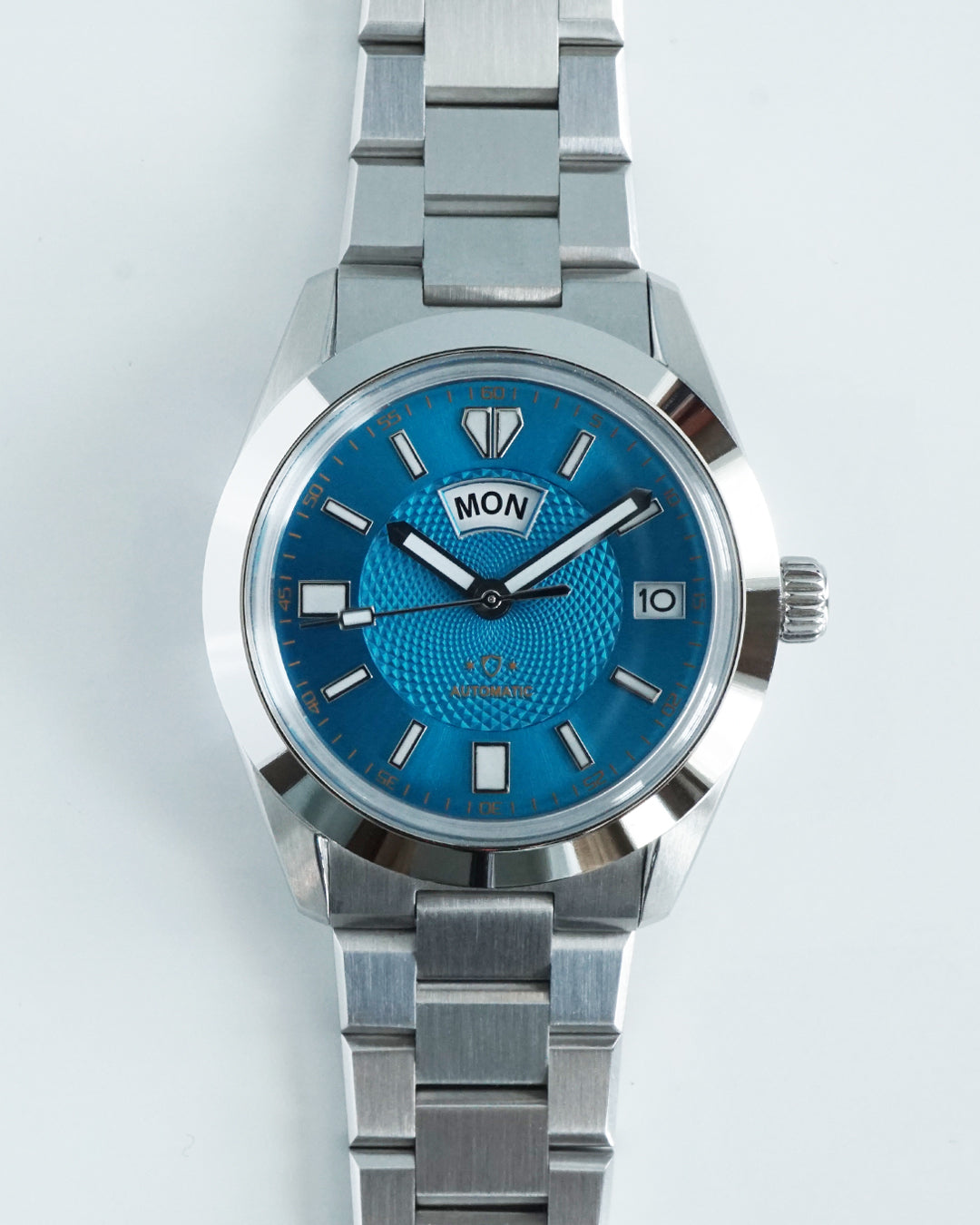 A5 Legacy X - Blue Sunburst with Guilloche (Pre-Order)