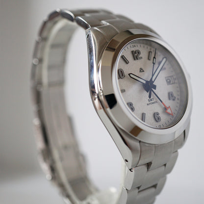 A4 Prelude 37 GMT White Snowflake (Fixed Bezel)