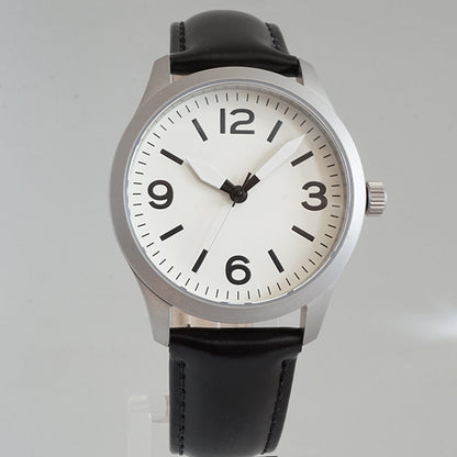 Q9 Origin 38 White Pilot (Lumed Dial)